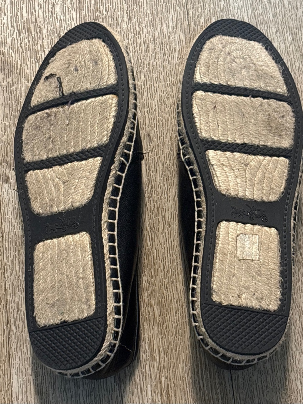 COACH BLACK RHODELLE ESPADRILLE FLATS SJZE 6 - Picture 4 of 7